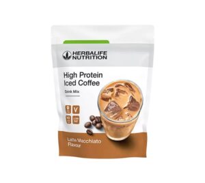 High Protein Iced Coffee Latté Macchiato